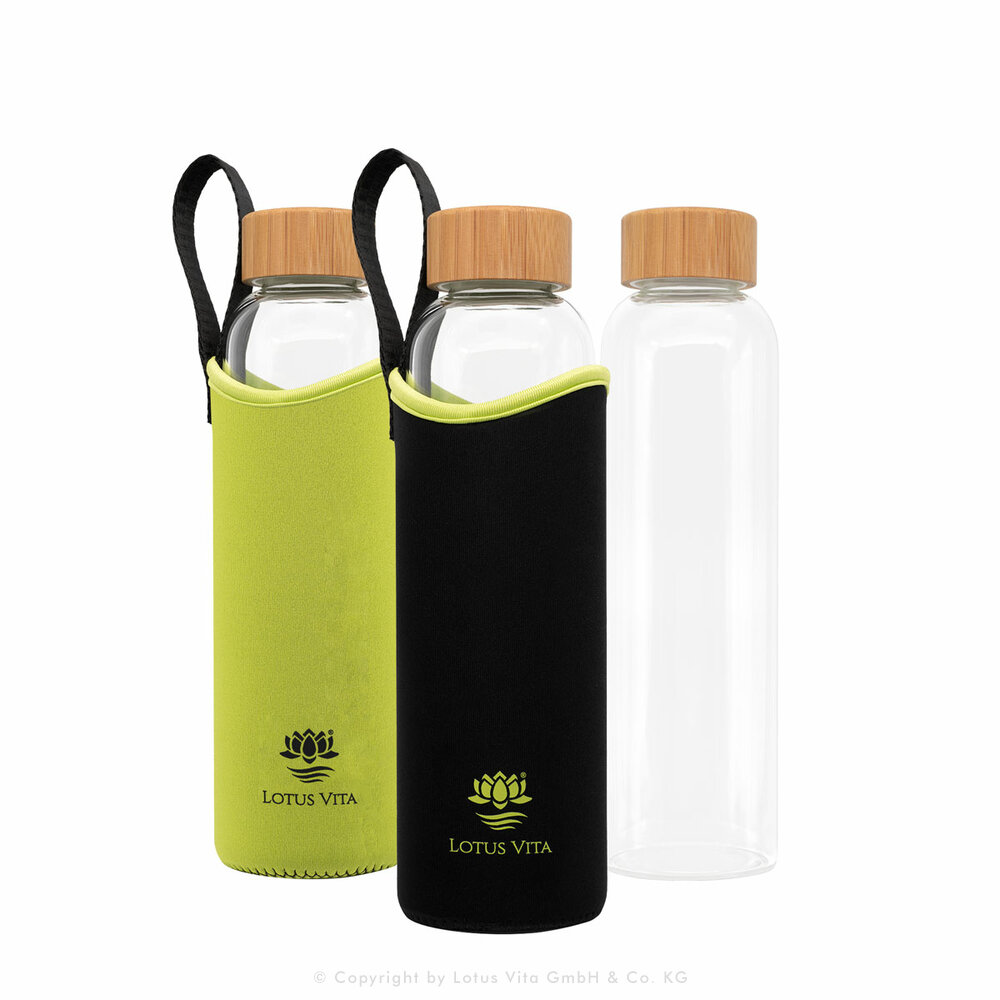 Faltbare Trinkflasche Innovatives Design in Schwarz (550ml) für