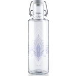 soulbottle Glastrinkflasche 600ml - Lotusblüte