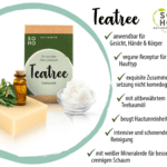 Gesichtsseife | TEATREE | Teebaumöl & Tonerde