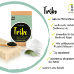 Gesichtsseife | TRIKO | Bio Hanföl, Aktivkohle und Kampfer