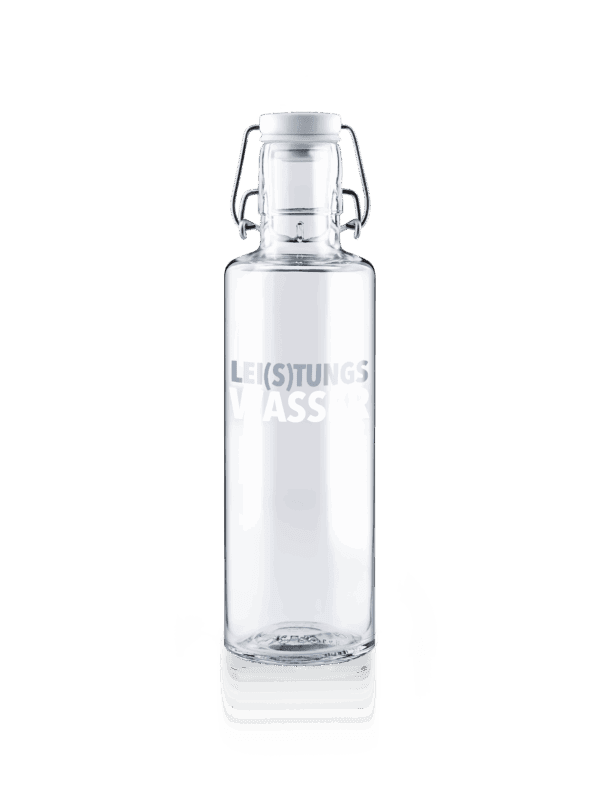 soulbottle Glastrinkflasche 600ml - lei(s)tungswasser