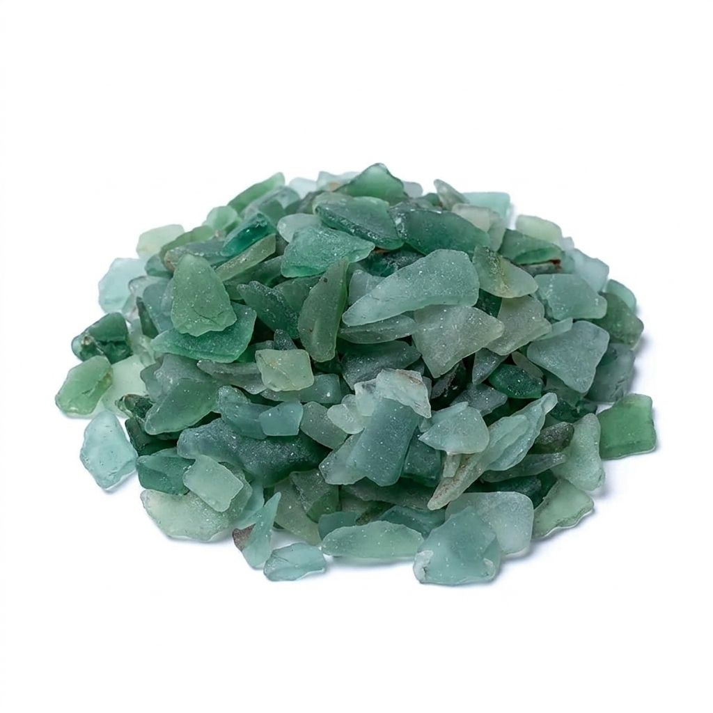 Grüner Quarz Chips 150 g aus Brasilien | Naturstein